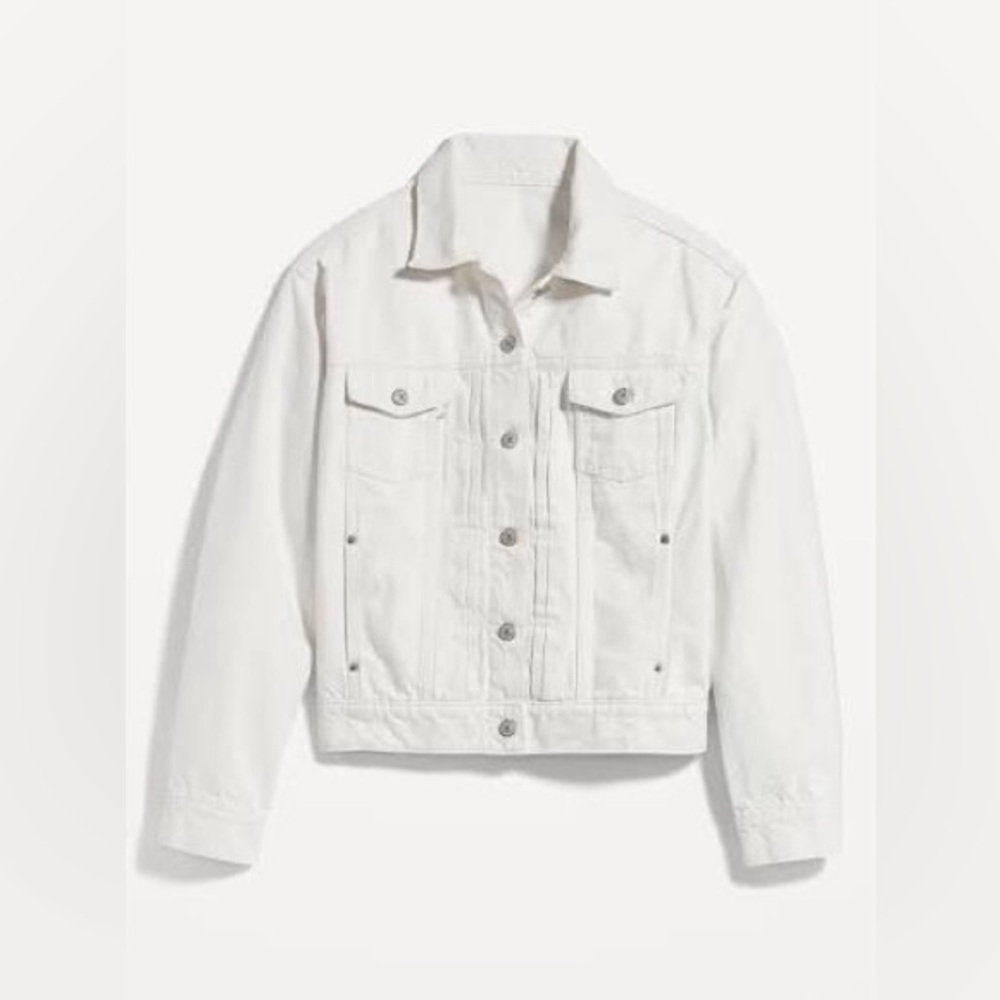 Classic White Jean Jacket